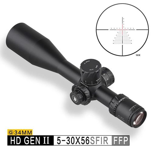 Lunette De Visée Discovery Hd Gen-Ii 5-30x56 Ffp - Grossissement 5-30x - Réticule Lumineux - Tube 34mm
