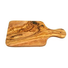 Planche À Déjeuner Avec Poignée (27x15cm) En Bois D'Olivier