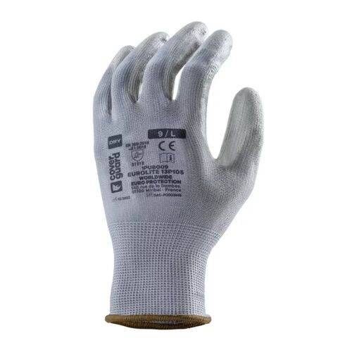 Lot de 10 paires de gants de travail COVERGUARD EUROLITE 13P105