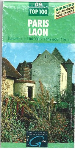 Carte Ign-1 : 100 000-Paris-Laon