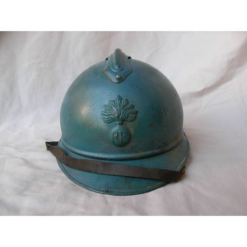 Ww1 France Casque Adrian Militaire Francais Bleu Horizon
