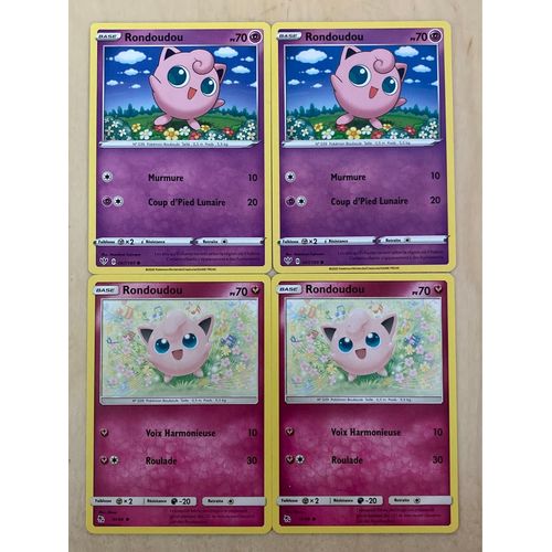 (113) 4x Rondoudou (Pokemon) 