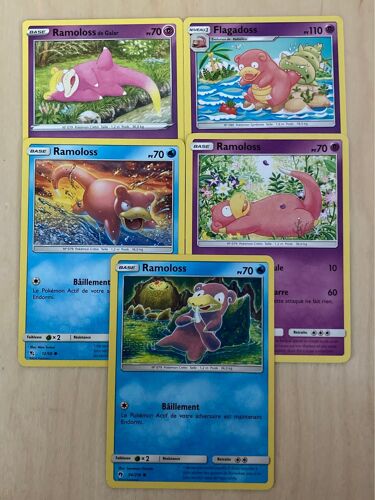 (2095) Flagadoss + 3x Ramoloss + Ramoloss De Galar (Pokemon) 