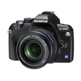 Olympus E-450 reflex 10 mpix + Objectif Zuiko Digital 14-42 mm + Objectif 40-150 mm