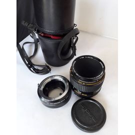 MINOLTA MD MACRO ROKKOR 50mm 3.5 + bague + étui