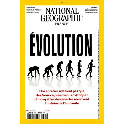 National Géographic 305 Evolution Nos Ancetres N'Etaient Pas Que Des Homo Sapiens Venus D'Afrique