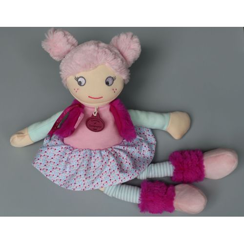 Doudou Poupée Demoiselle Wiiizzz Rose Violet Doudou Et Compagnie