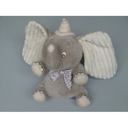 Doudou Dumbo Éléphant Gris Beige Musical Disney Nicotoy