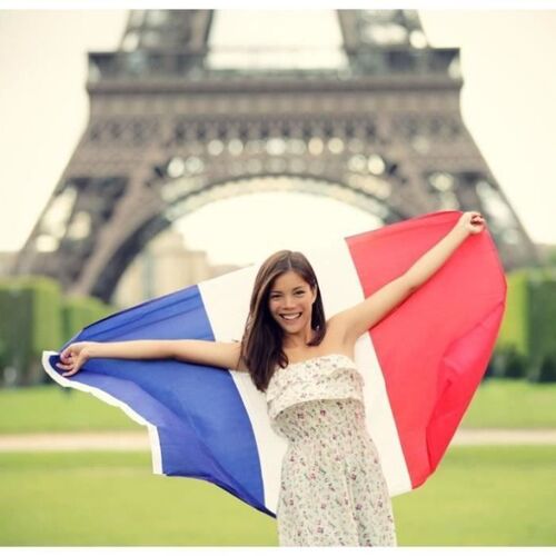 Drapeau - France - 90x150 cm - Polyester - Extérieur - Mixte