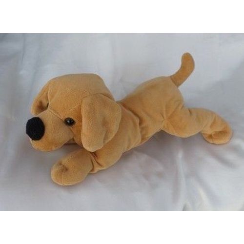 Doudou Peluche Chien Marron Allongé Nicotoy Simba