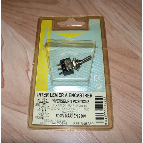 Inter Levier à Encastrer Tibelec 548250