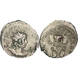 Rome - Antoninien - Gallien - 257 Ad - Germanicvs Max V - Trophée Et Captifs - Ric.18 - 25-294