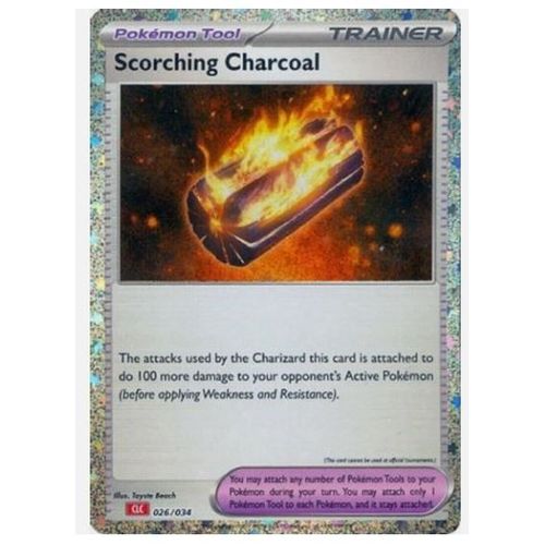 Pokémon Scorching Charcoal 026 / 034 Classic Deck Charizard & Ho-Oh