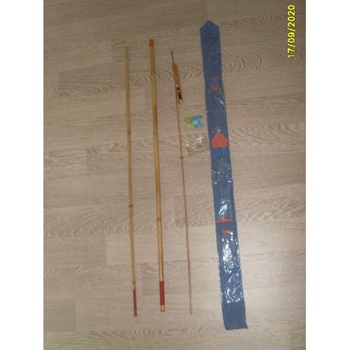 Canne À Pêche Bambou Vintage
