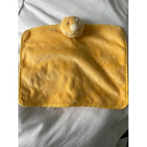 Doudou Peluche Chat Jaune Tex