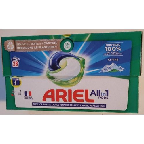 Lessive Capsules Ariel Allin1 Pods Alpine X38