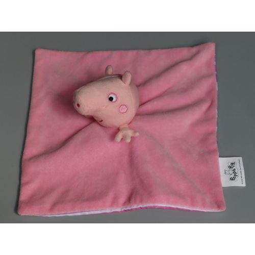 Doudou cochon plat rose Peppa Pig Sambro