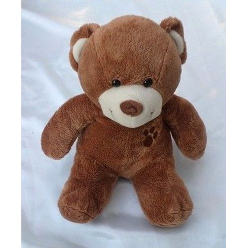 Doudou Peluche Ours Assis Marron Empreinte Simba Toys Nicotoy 25 cm