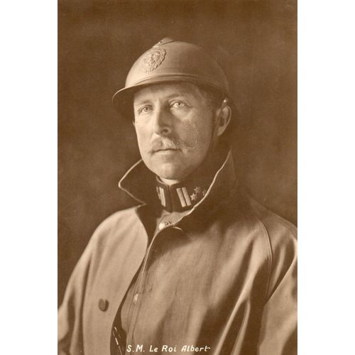 Belgique Carte Le Roi Albert Premier 1919