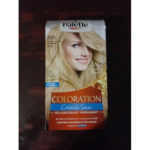 Coloration Crème Soin Schwarzkopf Palette Blond Clair Naturel 