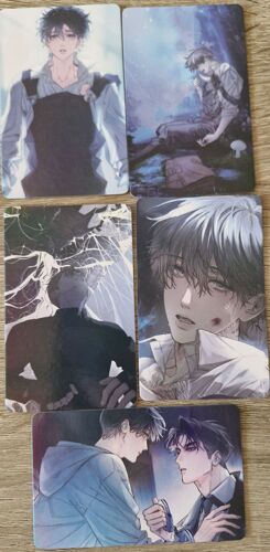 Lomo Cartes "Little Mushroom" Lot De 5 Cartes (Yaoi)