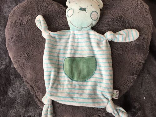 Souris Raye Plate Degroote Vert Bleu