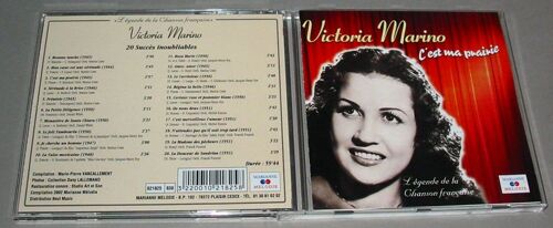 Victoria Marino Cd C'est Ma Prairie 20 Succès Inoubliables