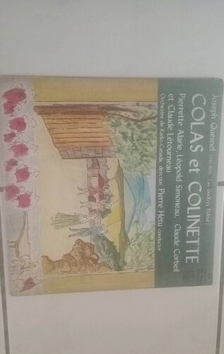 33 Tours Joseph Quesnel Colas Et Colinette