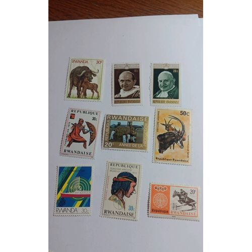 Timbres Rwanda Lot 9 Réf 3503