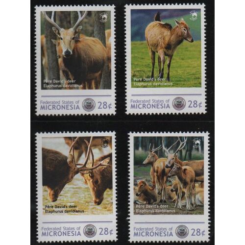 Etats De Micronésie ( Océanie ) Timbres Animaux : Les Cerfs