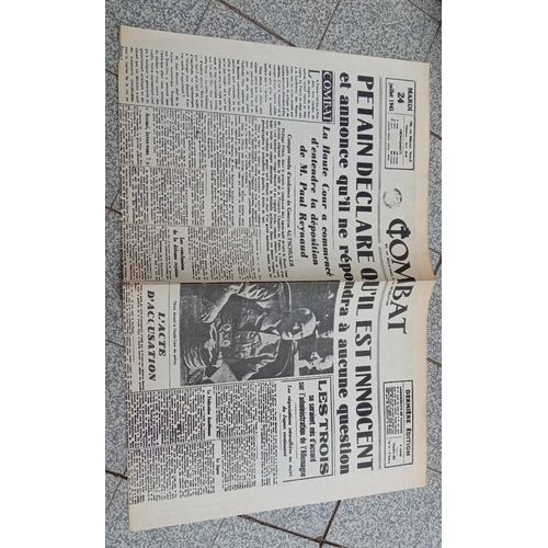 Combat De La Resistance À La Révolution Mardi 24 Juillet 1945