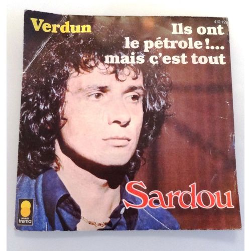 Disque Vinyle 45 Tours - Michel Sardou - Verdun