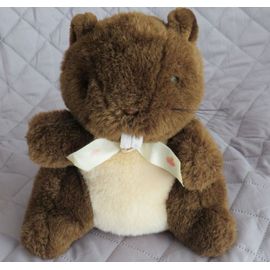 Peluche Marron Castor 25 Cm