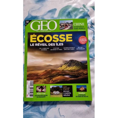 Geo N°504 L Écosse Le Réveil Des Îles.