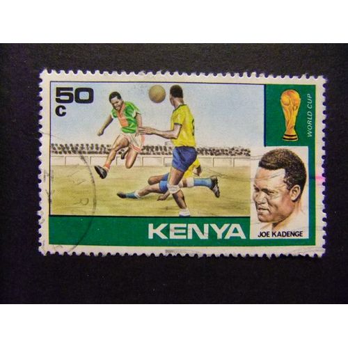 42 Kenya 1978 / Coupe Du Monde De Football Argentine - Joe Kadenge / Yvert 110 Fu