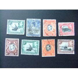 42 Kenya Uganda Tanganyika 1938 / King George Vi / Yvert 50 / 57 + 89 Fu Incompleta
