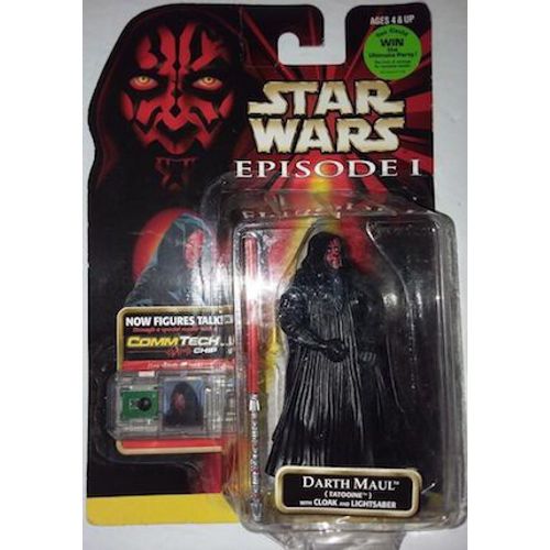 Darth Maul (Tatooine) With Cloak And Lightsaber, Commtech, Ep I