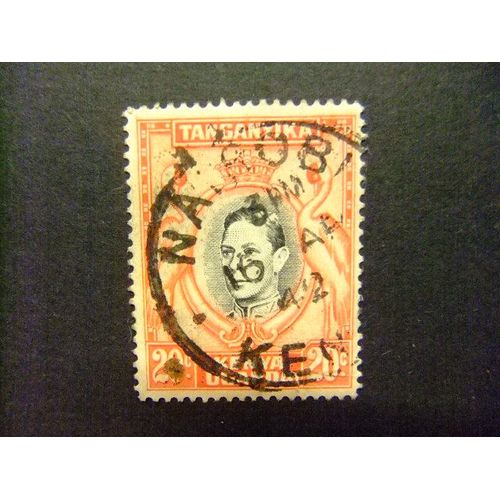42 Kenya Uganda Tanganyika 1938 / King George Vi Kavirondo Cranes / Yvert 54 Fu