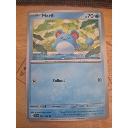 Carte Pokémon Marill 033/142