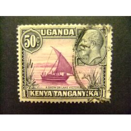42 Kenya Uganda Tanganyika 1935 / Roi George V Lac Victoria / Yvert 39 Mh