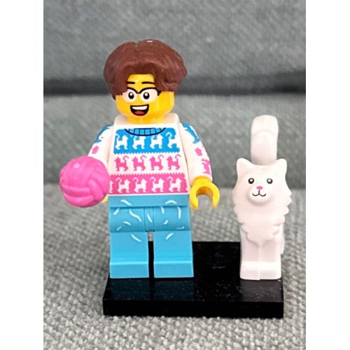 LEGO Minifigure série 27 le bonhomme avec le petit chat