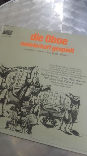 Die Oboe Meisterhaft Gespielt Le Hautbois-Virtuose-Oboe Music- Virtuoso