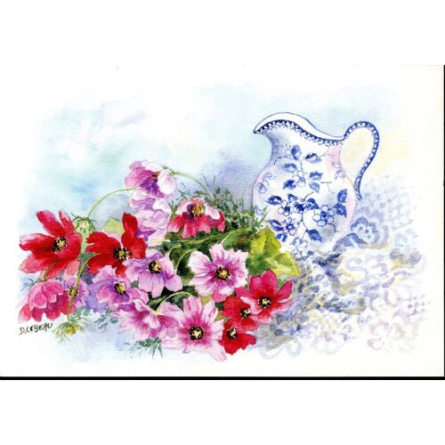 Carte Postale D'Après Aquarelle Originale D. Lebeau, 1996