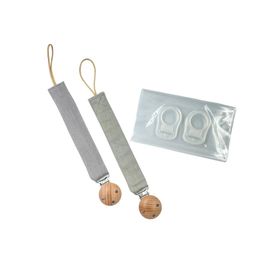 Coffret Cadeau Bébé Mini Box Bébé Gris/Vert D'eau