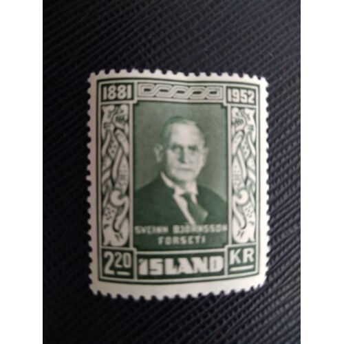 Timbre Islande Y T 240 Décès De S. Björnsson, 1er Président 1962 (040509 )