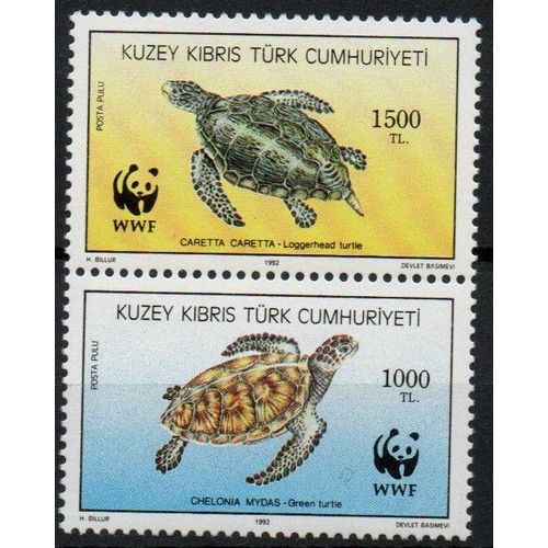 Chypre Turque Timbres Animaux Les Tortues 1992