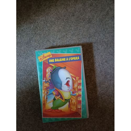 Vhs Disney Rare Introuvable ( Une Baleine A L Opéra ) Édition Belge