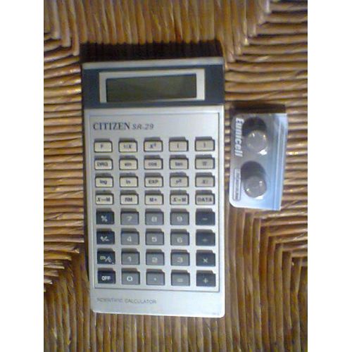 CITIZEN - SR 29 - Calculatrice scientifique slim - vintage 80