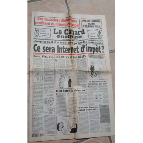 Le Canard Enchaîné 4009 27/08/1997