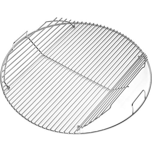ASFASFq-7436 Grille de cuisson ronde pliable 54,6 cm pour barbecue au charbon de bois Weber One-Touch PCH835, système Gourmet, chaîne de bar B, Master-Touch, Smokey Mountain Cooker Smoker